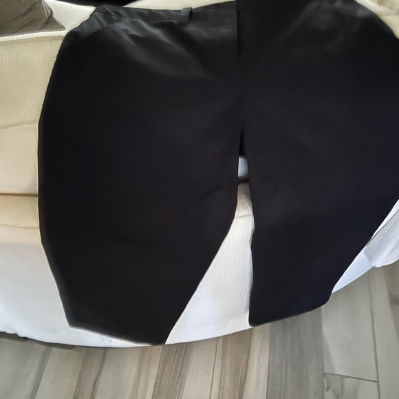 BCBG black and ivory color capris. The ivory have cuffs. - Picture 1 of 6